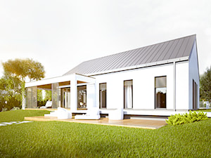 Dom niskoenergetyczny HG 04 energo+ - zdjęcie od Hexa Green_Projekty domów pasywnych i niskoenergetycznych