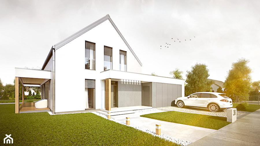 Dom pasywny HG 06 passive - zdjęcie od Hexa Green_Projekty domów pasywnych i niskoenergetycznych