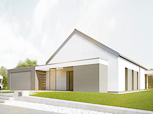 Projekt domu niskoenergetycznego HG 02 energo+ HexaGreen - zdjęcie od Hexa Green_Projekty domów pasywnych i niskoenergetycznych