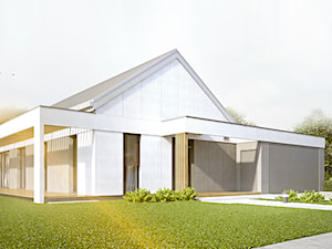 Dom niskoenergetyczny HG 08 energo+ - zdjęcie od Hexa Green_Projekty domów pasywnych i niskoenergetycznych