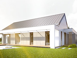 Projekt domu niskoenergetycznego HG 08 energo+ HexaGreen - zdjęcie od Hexa Green_Projekty domów pasywnych i niskoenergetycznych