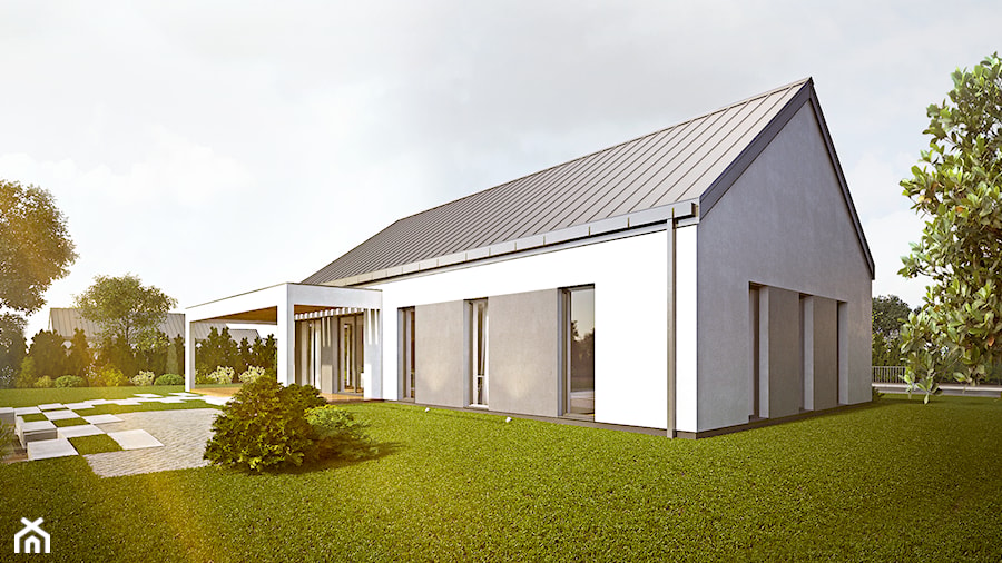 Projekt HG 03 passive dom pasywny - zdjęcie od Hexa Green_Projekty domów pasywnych i niskoenergetycznych