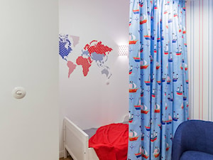 DOM - KRAKÓW - GOETLA - Mały szary pokój dziecka dla dziecka dla nastolatka dla chłopca dla dziewczynki - zdjęcie od ARCHITEKTURA WNĘTRZ ALEKSANDRA MICHALAK