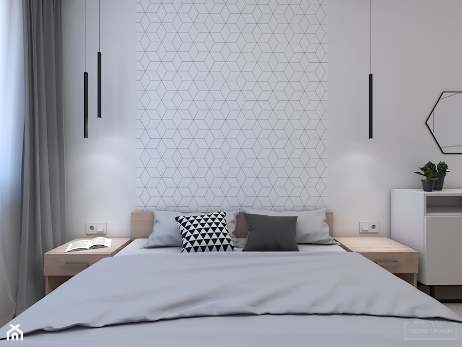 Lifting dwóch sypialni - Sypialnia, styl nowoczesny - zdjęcie od Studio Projektowe Zgodnie Z Planem