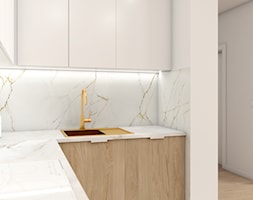Eleganckie mieszkanie z dodatkiem złota - Kuchnia, styl nowoczesny - zdjęcie od Studio Projektowe Zgodnie Z Planem - Homebook
