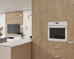 Eleganckie mieszkanie z dodatkiem złota - Kuchnia, styl nowoczesny - zdjęcie od Studio Projektowe Zgodnie Z Planem - Homebook
