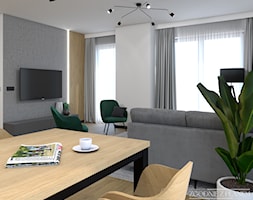 Mieszkanie w Świętochłowicach - Salon, styl nowoczesny - zdjęcie od Studio Projektowe Zgodnie Z Planem - Homebook