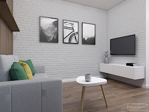 Mieszkanie w Chorzowie - Salon, styl skandynawski - zdjęcie od Studio Projektowe Zgodnie Z Planem