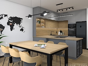 Mieszkanie w Świętochłowicach - Kuchnia, styl nowoczesny - zdjęcie od Studio Projektowe Zgodnie Z Planem