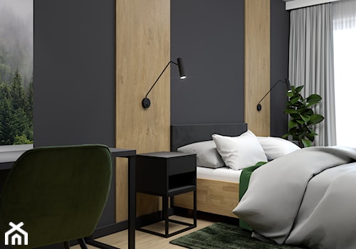 Mieszkanie w Świętochłowicach - Sypialnia, styl nowoczesny - zdjęcie od Studio Projektowe Zgodnie Z Planem