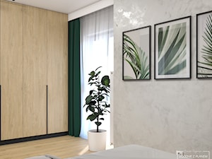 Mieszkanie singla w Warszawie - Sypialnia, styl nowoczesny - zdjęcie od Studio Projektowe Zgodnie Z Planem