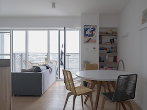 Mieszkanie dla dwójki | Poznań Towarowa - Salon, styl minimalistyczny - zdjęcie od MONARCHIA DESIGN