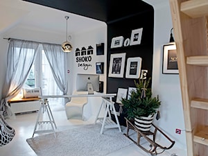 biuro SHOKO.design - Średnie białe czarne biuro, styl nowoczesny - zdjęcie od SHOKO.design