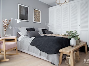 100% organic - Średnia szara sypialnia - zdjęcie od SHOKO.design