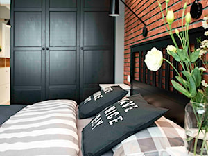 Retro and the mint - Średnia biała sypialnia, styl skandynawski - zdjęcie od SHOKO.design