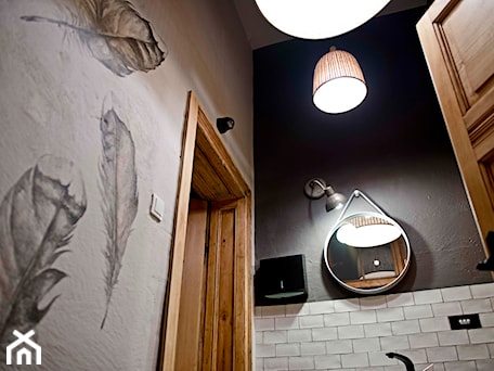 Aranżacje wnętrz - Łazienka: Ptasia łazienka - Mała łazienka, styl nowoczesny - SHOKO.design. Przeglądaj, dodawaj i zapisuj najlepsze zdjęcia, pomysły i inspiracje designerskie. W bazie mamy już prawie milion fotografii!