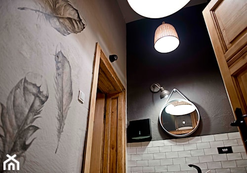 Ptasia łazienka - Mała łazienka, styl nowoczesny - zdjęcie od SHOKO.design