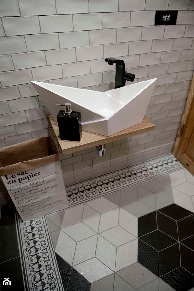 Ptasia łazienka - Łazienka, styl nowoczesny - zdjęcie od SHOKO.design