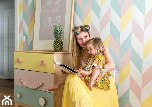 Modern BOHO. - Średni pokój dziecka dla dziecka dla dziewczynki, styl skandynawski - zdjęcie od SHOKO.design