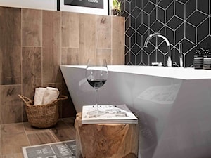 Herberium - Mała bez okna z punktowym oświetleniem łazienka, styl skandynawski - zdjęcie od SHOKO.design