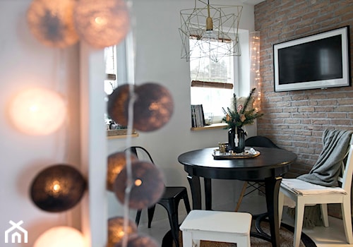biuro SHOKO.design - Mała biała jadalnia jako osobne pomieszczenie, styl skandynawski - zdjęcie od SHOKO.design