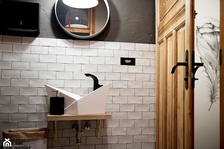 Ptasia łazienka - Łazienka, styl nowoczesny - zdjęcie od SHOKO.design