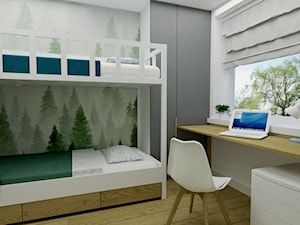 Mały pokój dziecięcy z piętrowym łóżkiem