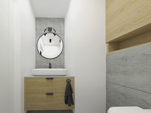 Toaleta z umywalką 2m2 - zdjęcie od KDK Design