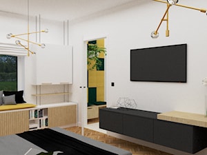 Apartament w Warszawie - Sypialnia, styl nowoczesny - zdjęcie od KDK Design