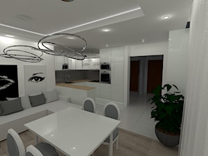Otwarta kuchnia z salonem - zdjęcie od KDK Design