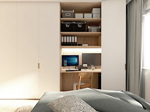 Mieszkanie na warszawskiej Woli - Sypialnia, styl nowoczesny - zdjęcie od AxisDesign