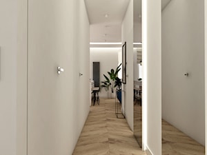 Apartament w Płońsku - Duży biały hol / przedpokój, styl tradycyjny - zdjęcie od AxisDesign
