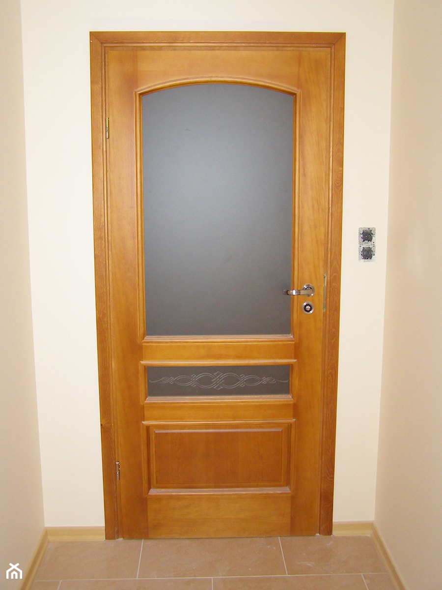 Drzwi drewniane przeszklone - zdjęcie od Wyjątkowe Meble