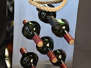 Stojak na wino Merlot - chromowany - zdjęcie od MadarDekor