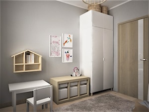 apartament g - Średni szary pokój dziecka dla dziecka dla chłopca, styl skandynawski - zdjęcie od Minima Studio