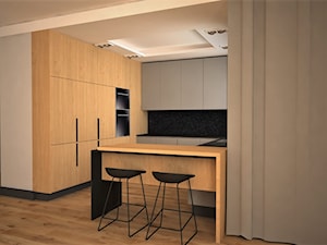 apartament k - Salon, styl nowoczesny - zdjęcie od Minima Studio