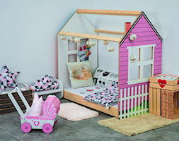 Łóżko dziecięce dla dziewczynki w stylu skandynawskim - zdjęcie od DIP-MAR sklep - Homebook