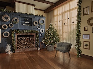 Świąteczne dekoracje - Salon, styl tradycyjny - zdjęcie od Command Inspiracje