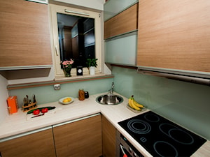 Mieszkanie na Mokotowie 44m2 - Kuchnia, styl nowoczesny - zdjęcie od Modeco Magda Olszewska - Architektura wnętrz