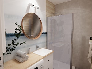 Mała łazienka w stylu skandynawskim - zdjęcie od studio98