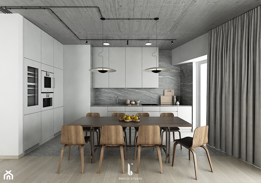 Scandi loft - Kuchnia, styl industrialny - zdjęcie od BRUCH studio