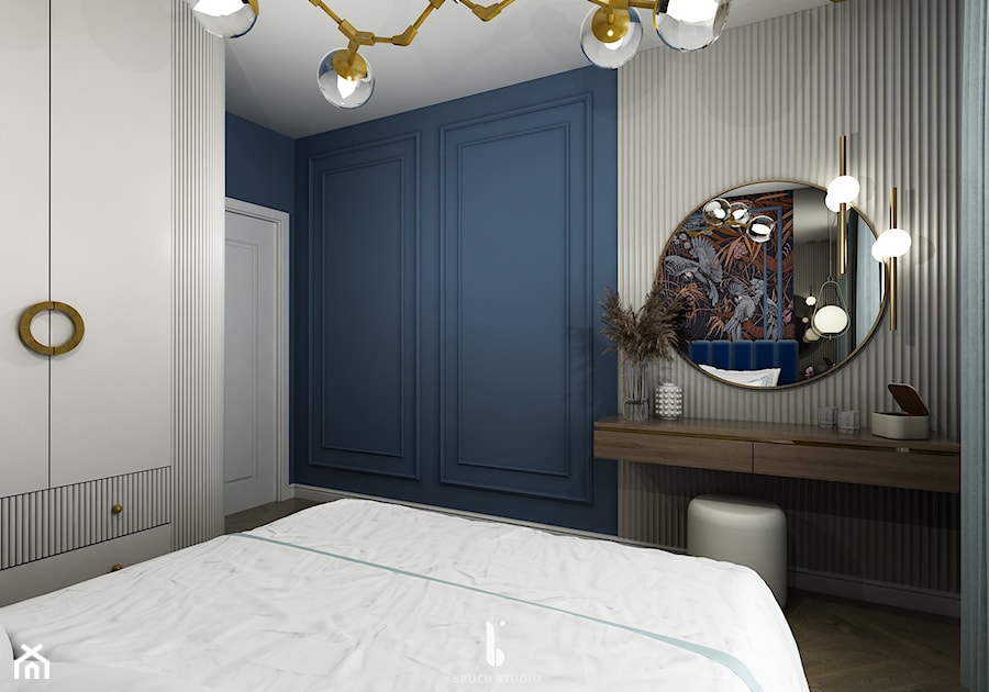 Art Deco - Sypialnia, styl glamour - zdjęcie od BRUCH studio