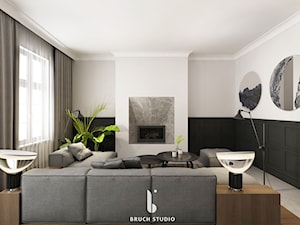 Apartament w kamienicy - Salon, styl tradycyjny - zdjęcie od BRUCH studio