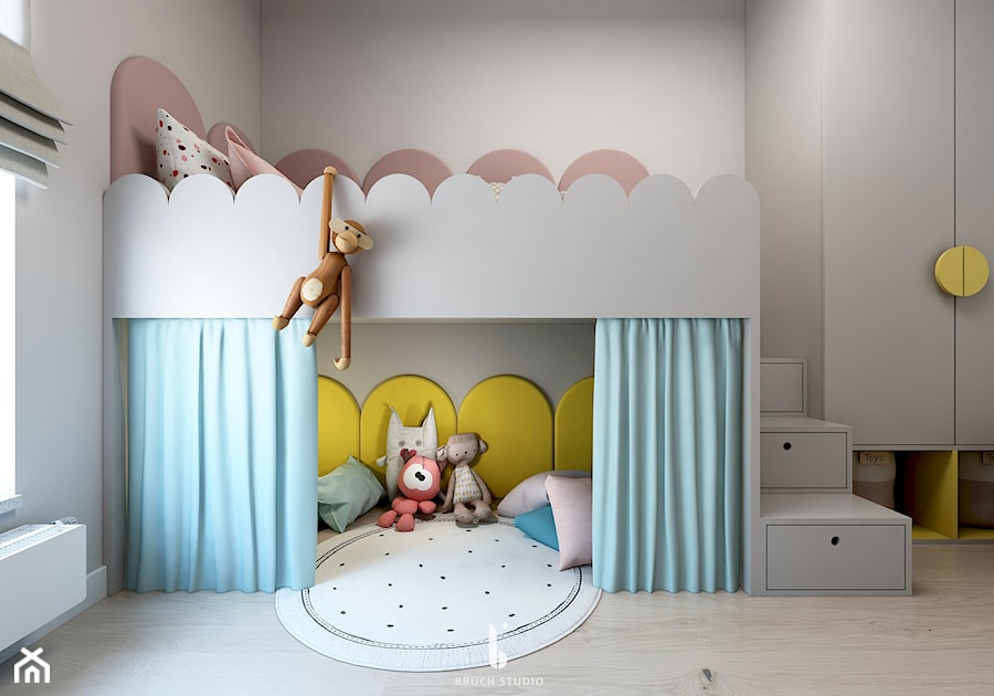 MARCELINOWE SCANDI - Pokój dziecka, styl nowoczesny - zdjęcie od BRUCH studio