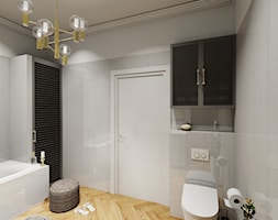 Łazienka 11m2 - Średnia bez okna łazienka, styl glamour - zdjęcie od DOMOVO STUDIO - Homebook