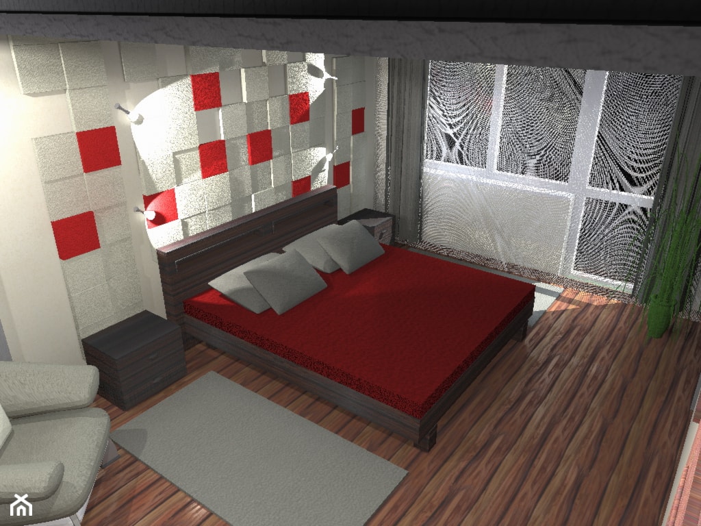 Metamorfoza pokoju dziennego na sypailnię w mieszkaniu - zdjęcie od EM projekt Architektura i Wnętrza - Homebook