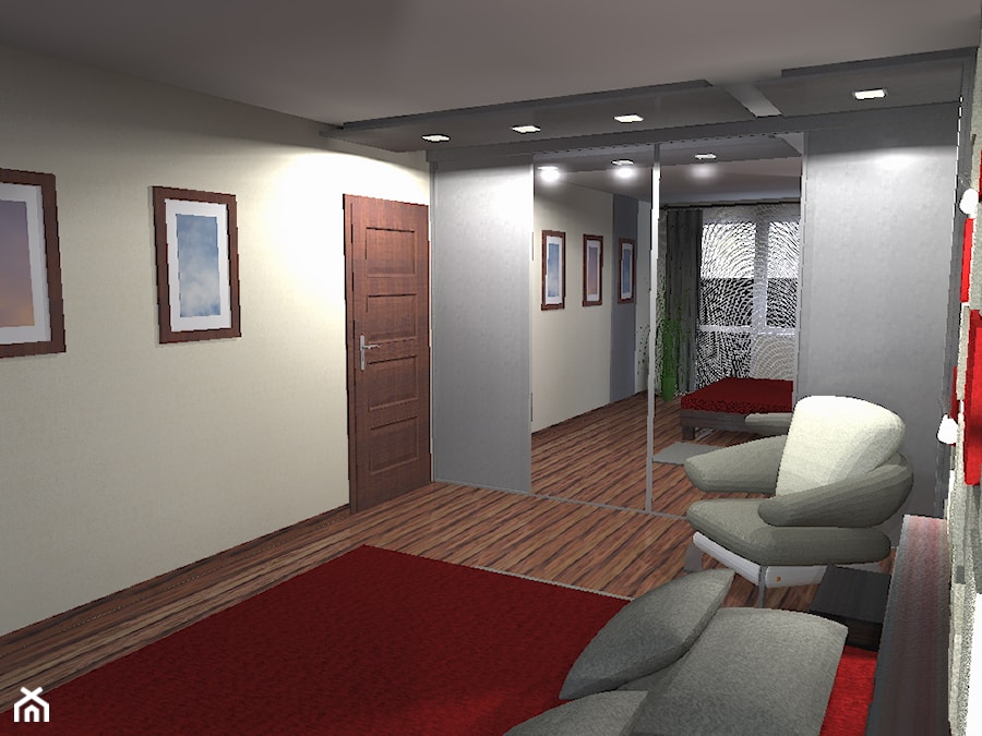Metamorfoza pokoju dziennego na sypailnię w mieszkaniu - zdjęcie od EM projekt Architektura i Wnętrza