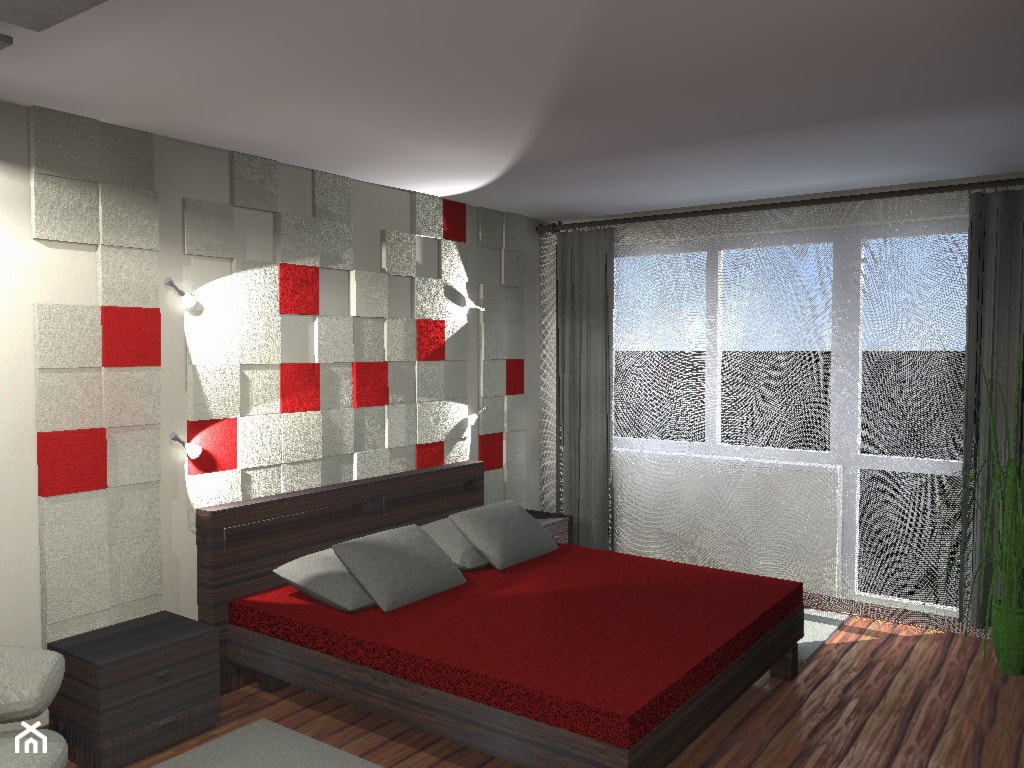 Metamorfoza pokoju dziennego na sypailnię w mieszkaniu - zdjęcie od EM projekt Architektura i Wnętrza - Homebook
