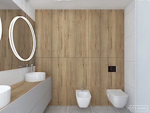 Projekt łazienki w Katowicach - Łazienka, styl nowoczesny - zdjęcie od AVOArchitekci