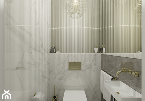 APARTAMENT W STYLU MODERN CLASSIC, WARSZAWA - Mała łazienka, styl nowoczesny - zdjęcie od IN3 Architekci